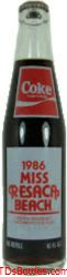 1986 Miss Resaca Beach @ TD's Commemorative BottlesTD's Commemorative Bottles